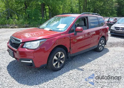 2018 Subaru Forester 2.5I Premium from USA, damaged, VIN JF2SJAEC2JH485356